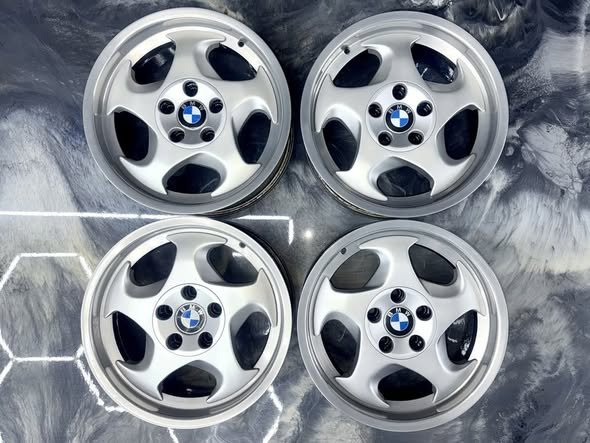 bmw e34 m5 – jantes m system ii throwing star forgées bmw e34 m5 – jantes m system ii throwing star forgées