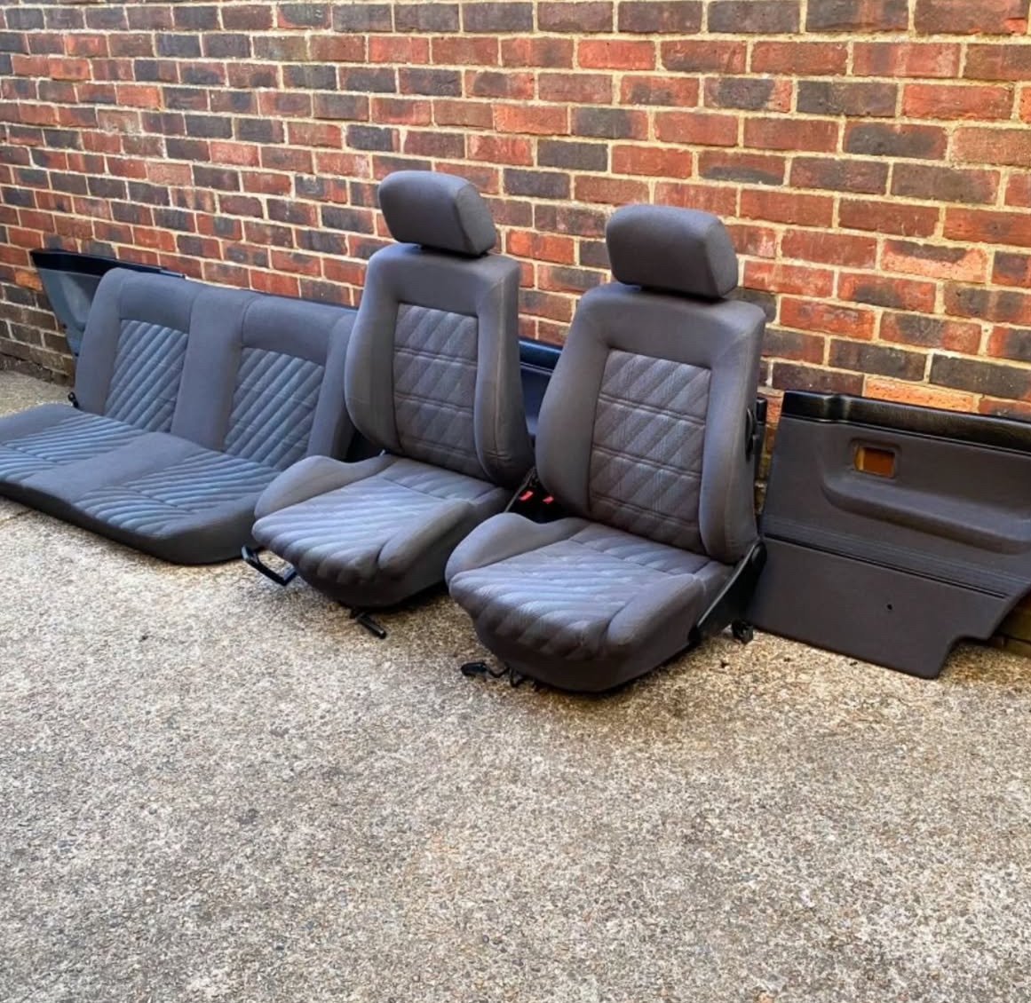 golf2 gti mk2, sièges et panneaux de porte uv/uv golf2 gti mk2, sièges et panneaux de porte uv/uv