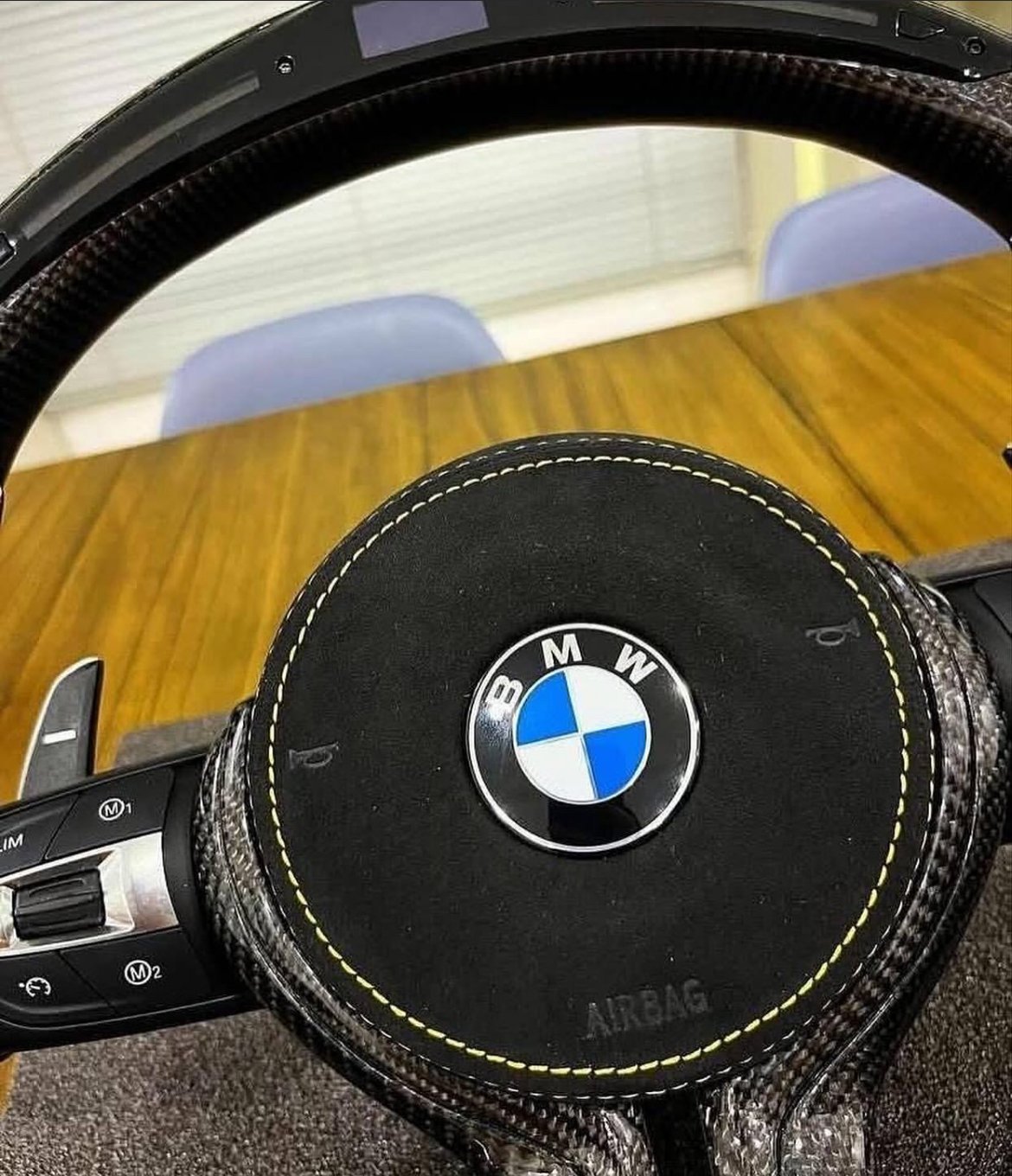 volant bmw f30 amélioré: volant m performance en carbone volant bmw f30 amélioré: volant m performance en carbone