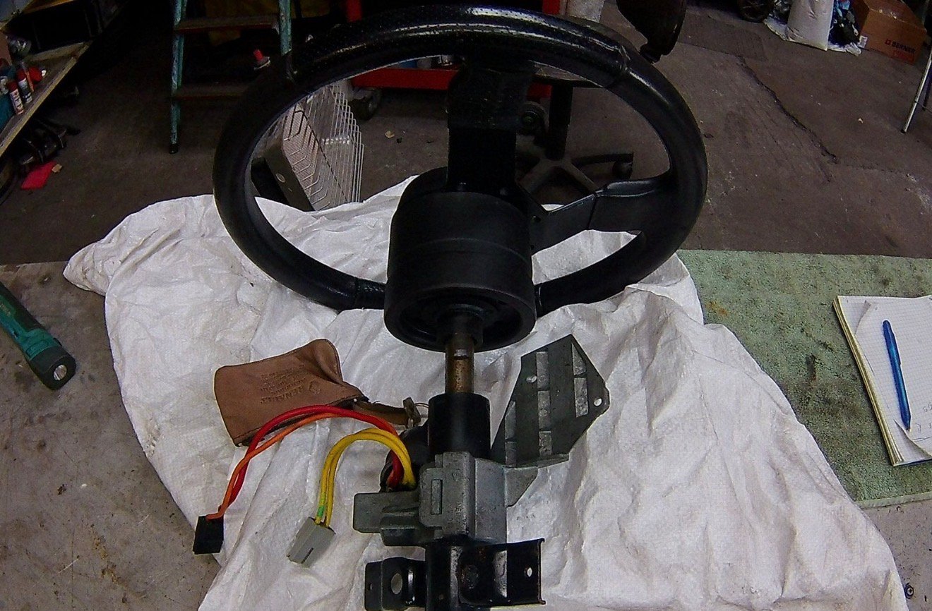 Colonne de direction complète + volant cuir Renault R5 B/C 40 S (R5 GT Turbo) - Image 3