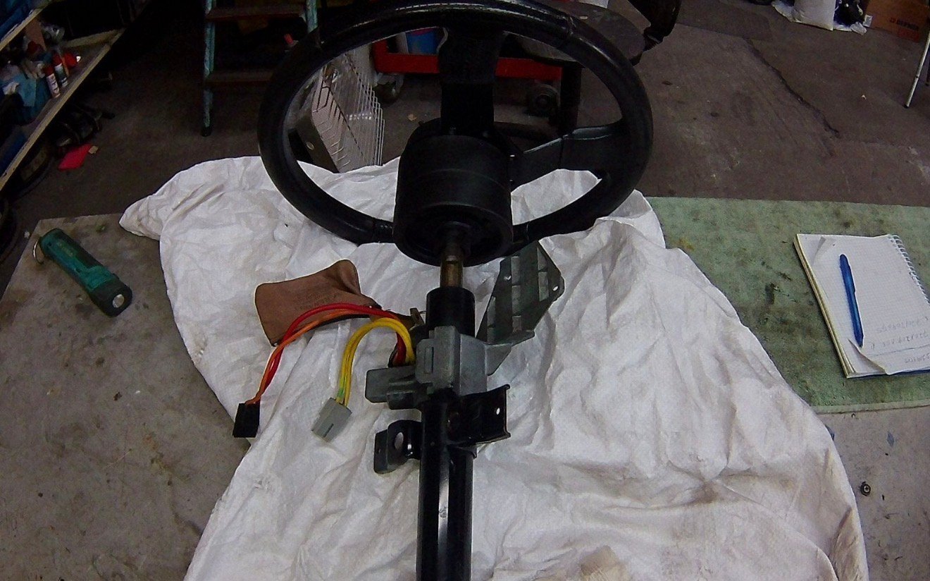 Colonne de direction complète + volant cuir Renault R5 B/C 40 S (R5 GT Turbo) - Image 2